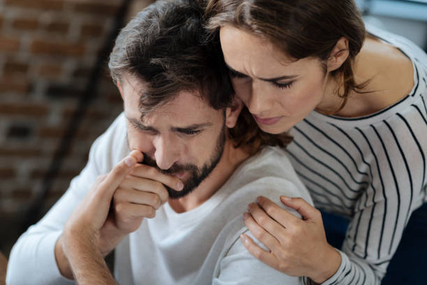 istock Pleasant caring woman hugging her boyfriend 827896574