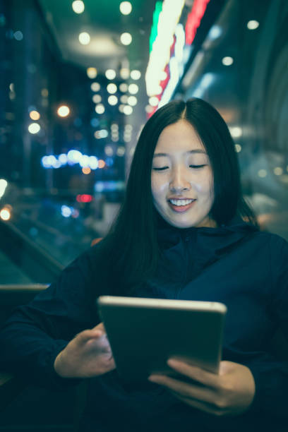 istock Young female with digital tablet 827900640