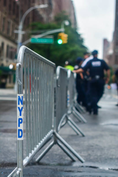 istock NYPD fence street 827905850