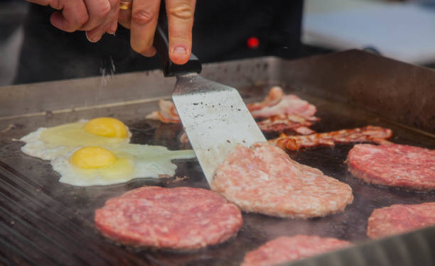 istock patties and scrambled eggs to burgers 827922276