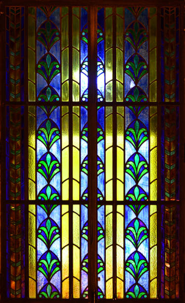 istock Stained glass window - Sultan Omar Ali Saifuddin mosque, Bandar Seri Begawan, Brunei 827930482