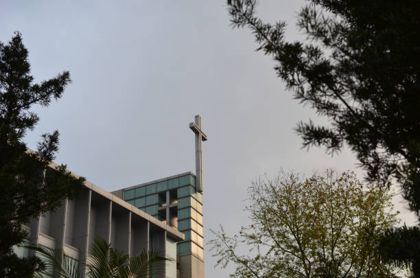 Cross above the Church at tko
