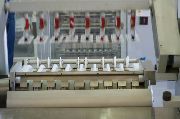 istock Production tape in a small factory 827938794