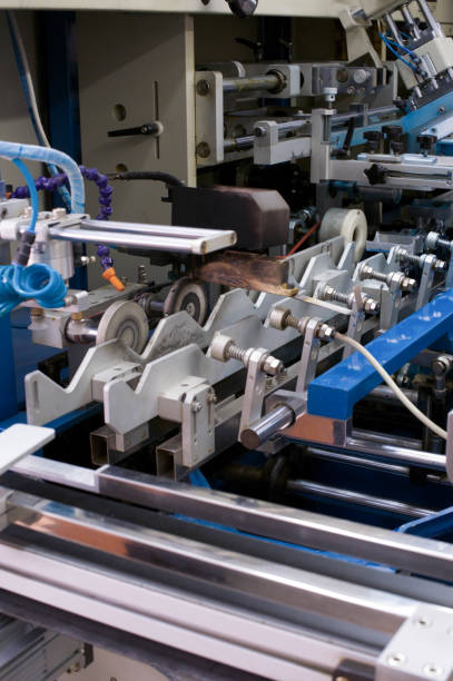 istock Production tape in a small factory 827942112