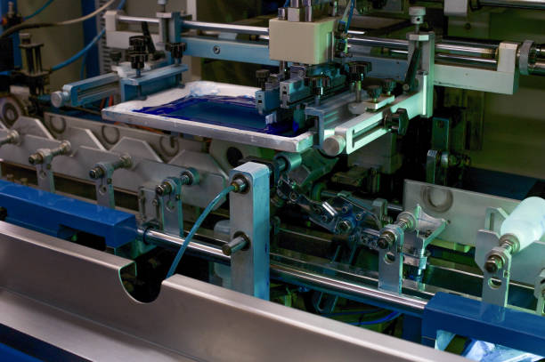 istock Manufacturing and printing on plastic bottles 827943240