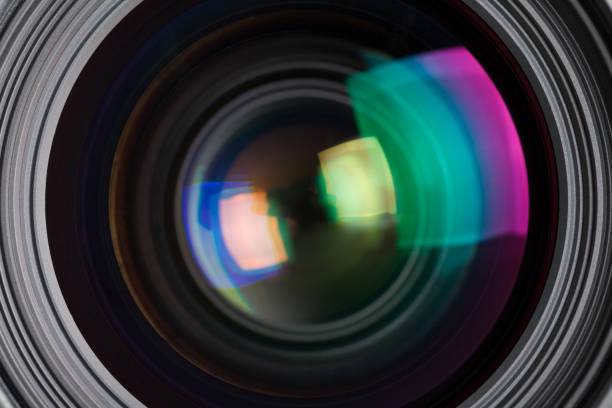 istock Close up of camera lens 827946620