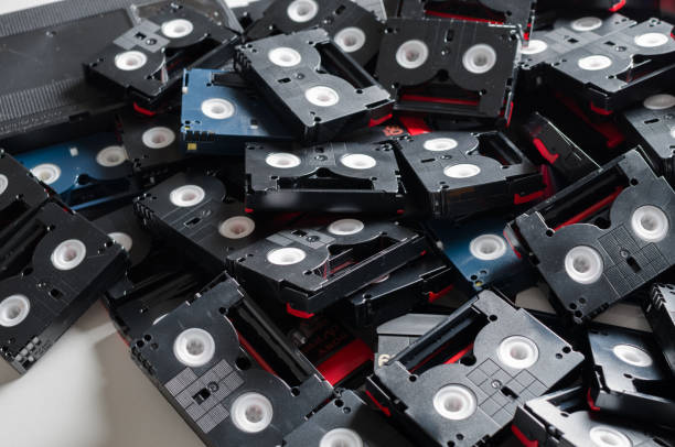 istock Minidv Camcorder Tape Cassettes 827950922