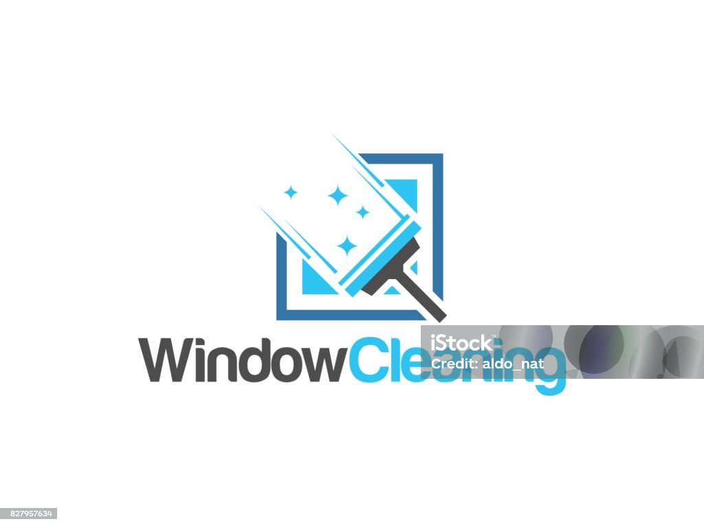 Window cleaning icon Cleaning stock vector