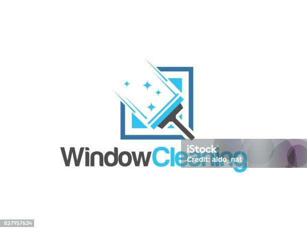 Window Cleaning Icon Stock Illustration - Download Image Now - Cleaning, Logo, Window