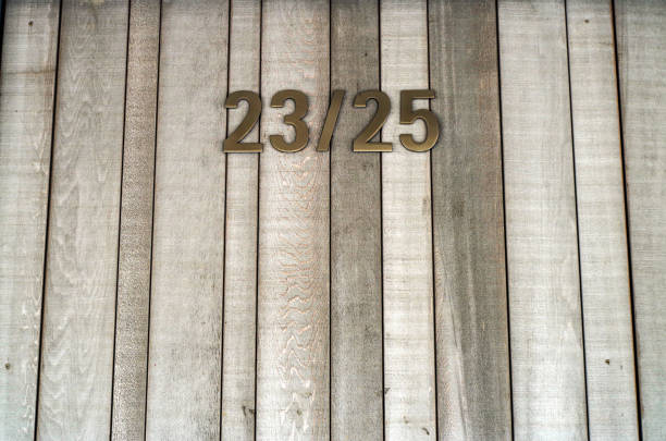 istock Wooden Wall With House Number in Berlin, Germany 827958210