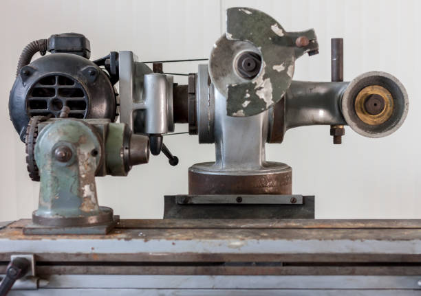 istock industrial grinding machine in old factory 827975456
