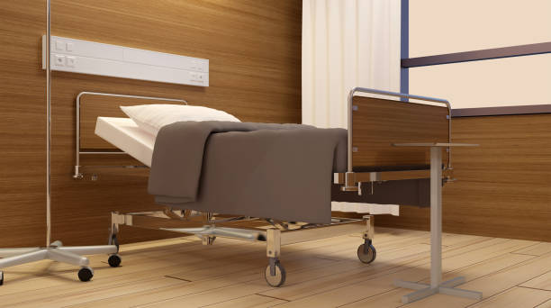 istock Children's hospital ward. Bottom view 827988132