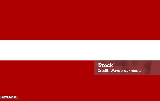 Foto de Bandeira Da Letônia e mais fotos de stock de Bandeira - Bandeira, Letônia, Bandeira nacional