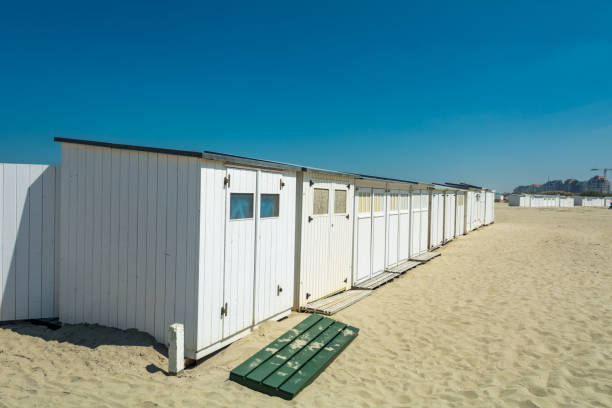 istock A row of beach huts in Belgium 827996356
