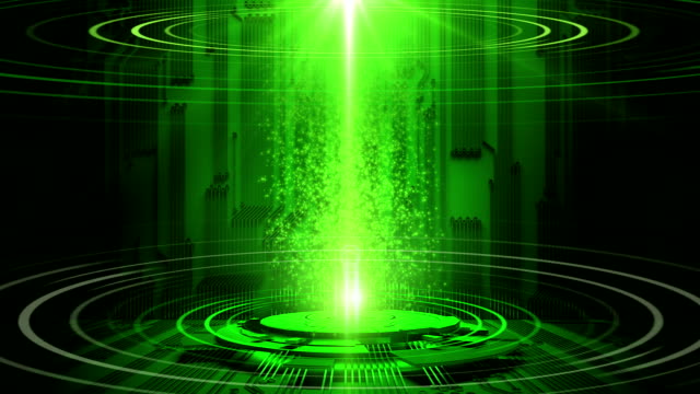 Abstract Green  technology background