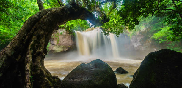 istock Haew suwat waterfall in Khao Yai National Park, Thailand 828005492