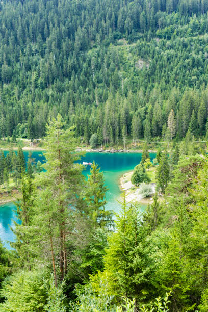 istock Caumasee in Switzerland lake with turquoise water 828017038