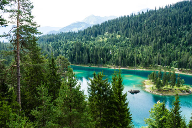 istock Caumasee in Switzerland lake with turquoise water 828017578