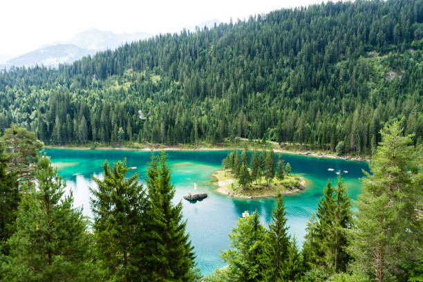 istock Caumasee in Switzerland lake with turquoise water 828017740