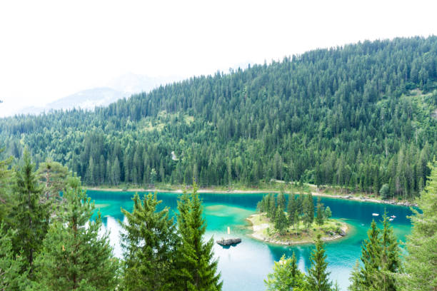 istock Caumasee in Switzerland lake with turquoise water 828017964
