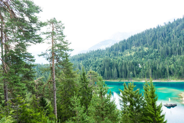 istock Caumasee in Switzerland lake with turquoise water 828018308