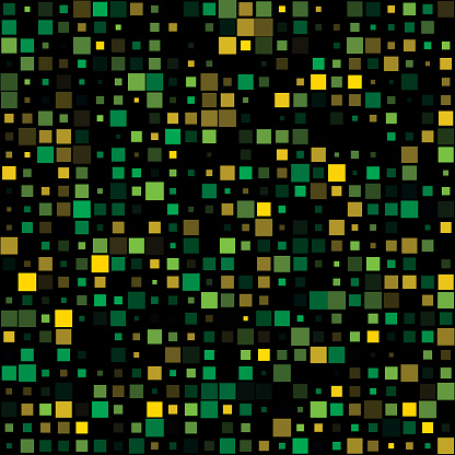 Autumn Square Variation Pattern Stock Illustration - Download Image Now ...