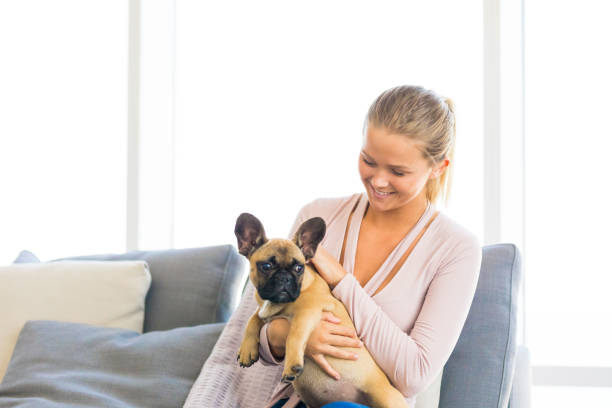 istock Snuggle time with my puppy 828073088