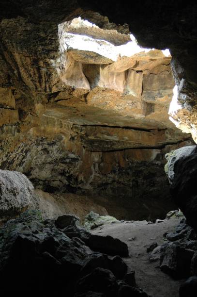 istock inside a volcanic cave in the oregon badlands 828079762