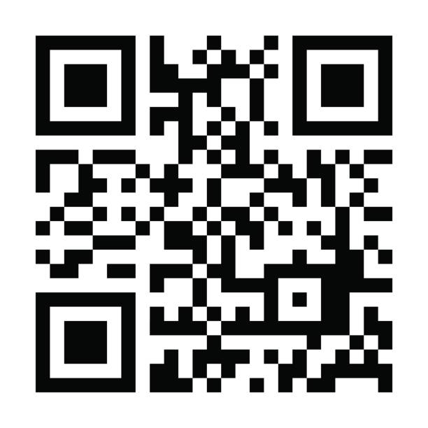 stockillustraties, clipart, cartoons en iconen met qr code - illustratie - code