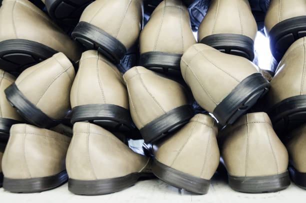 istock Ready-made pairs of shoes 828094922