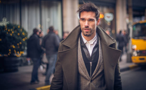 istock Guy standing on the city street alone 828095610
