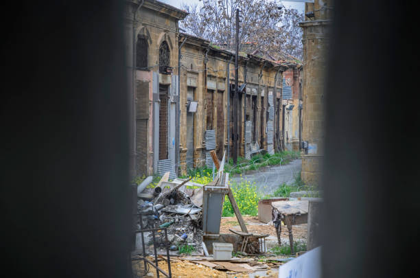istock United Nations buffer zone (Green line) in Cyprus in Nicosia. 828095888
