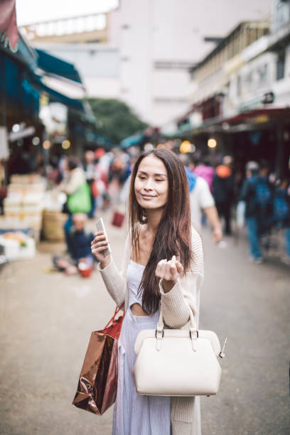 istock Happy Woman at Market 828113492