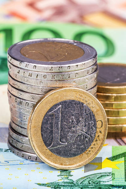istock Euro money stacks and bills 828116968