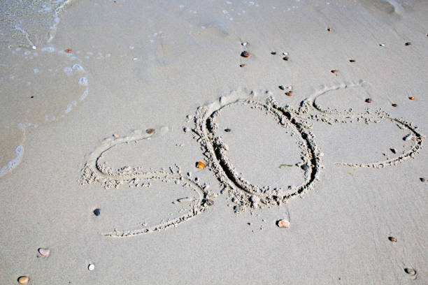 istock SOS - word drawn on the sand beach with the soft wave. 828137764