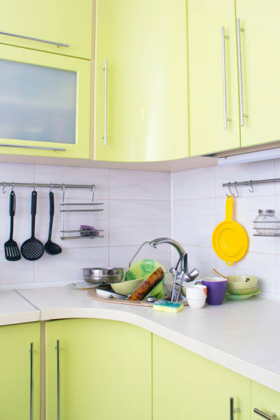 istock A bunch of dirty dishes in the kitchen. 828150938