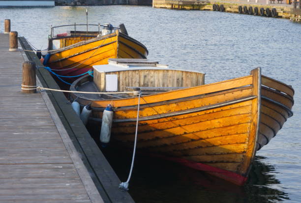 istock Wooden boats 828155544