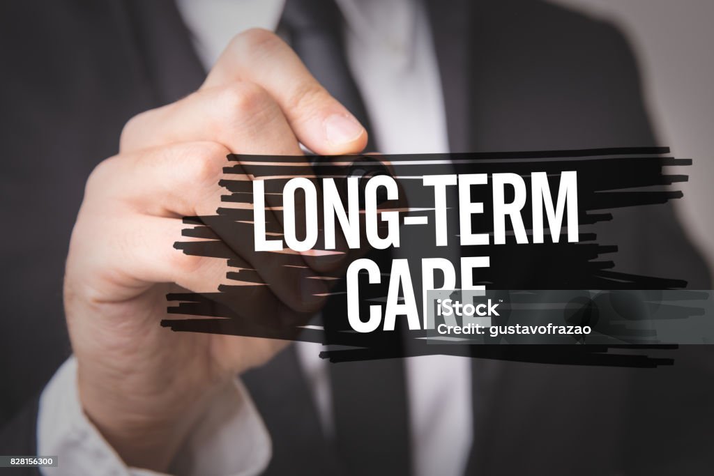 Long-Term Care Long-Term Care sign Care Stock Photo