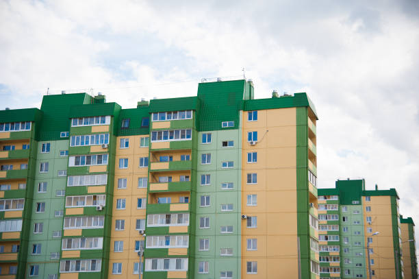 istock Brand new apartment building 828160948