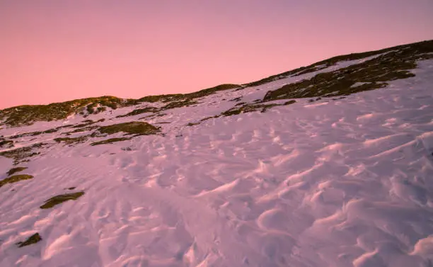 These pictures were taken at Larsemann hills at antarctica on 07-11-2017. The clear skies and the pure clarity of sky is really awesome. This picture was taken after the end of polar nights at Antarctica. There was visible mirage phenomenon and a minute view of the sun just peeping above the horizon.