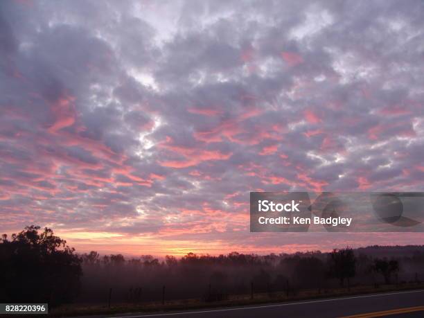 Sunrise Over The Brooksville Ridge Stock Photo - Download Image Now - Atmospheric Mood, Cloud - Sky, Dramatic Sky