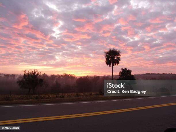Sunrise Over The Brooksville Ridge Stock Photo - Download Image Now - Atmospheric Mood, Cloud - Sky, Dramatic Sky