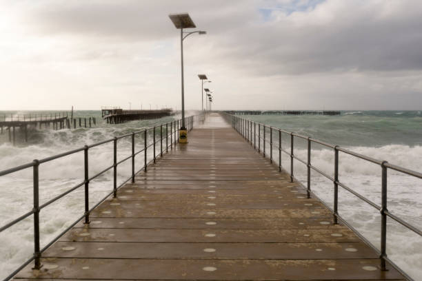 istock Winter Storms, Rapid Bay Jetties, Fleurieu Peninsula 828245868