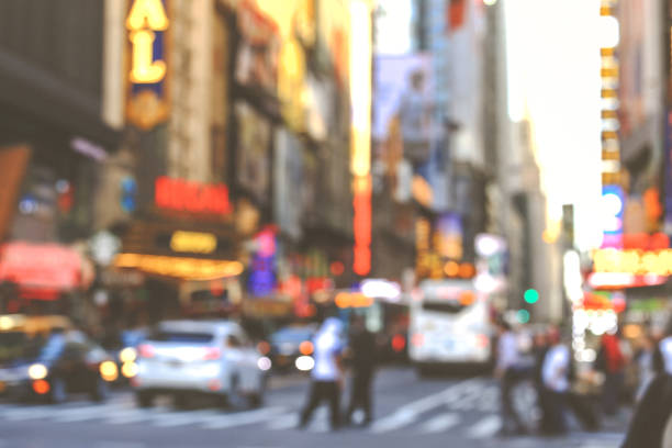 istock Rush hour with defocused and grain texture of traffic jam 828262564