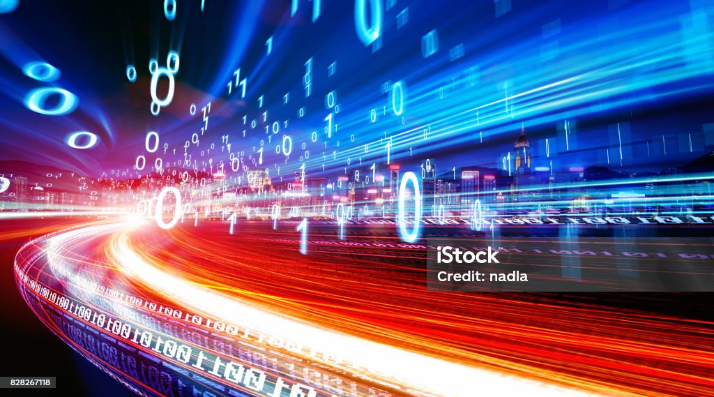 concept of digital technology Speed Stock Photo