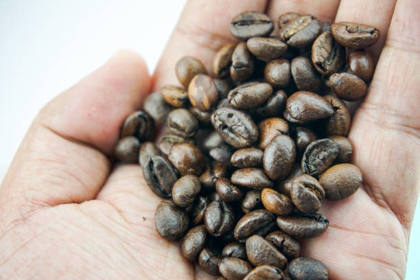 istock Cup of coffee and coffee beans 828290764