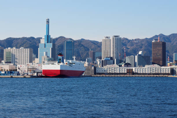 The Kobe city seen from Port Island