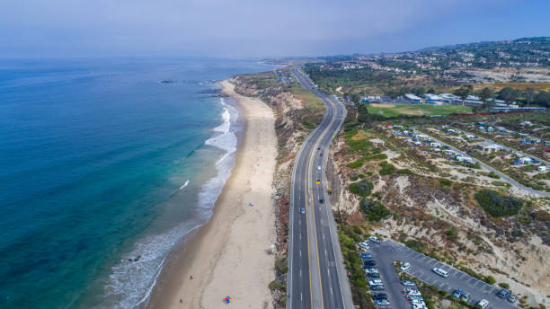 istock Aerial View of Crystal Cove State Beach 828338550