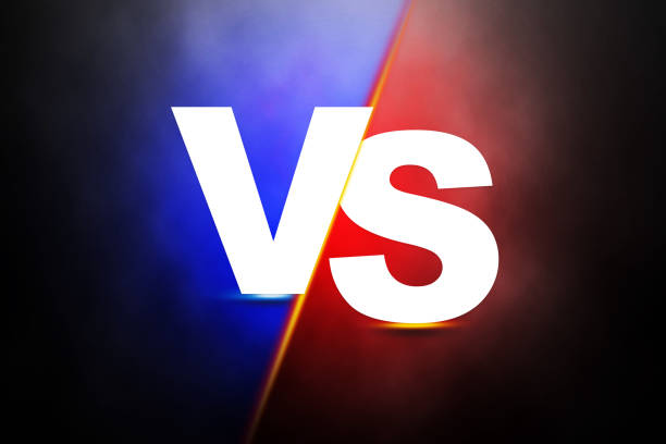 istock Logo and badge. Fight and match. 828345828