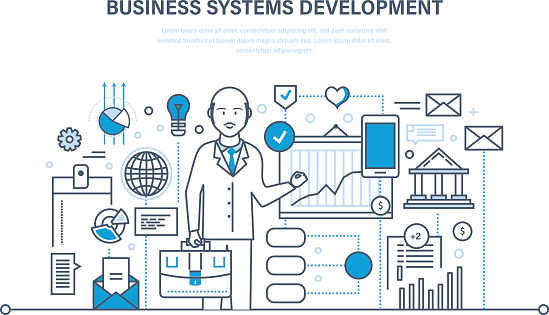 Business Development System Business Systems Development Analysis And Research Marketing Planning ...